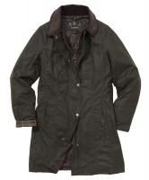 Barbour Belsay Wax Jacket in Olive