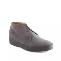 Factory Seconds - Sanders Hi-Top Grey Suede Chukka Boot