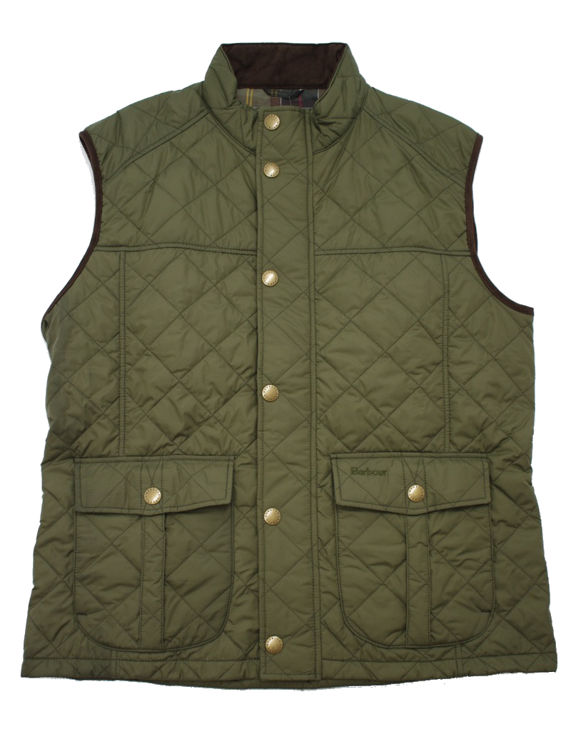 Barbour Explorer Gilet in Olive