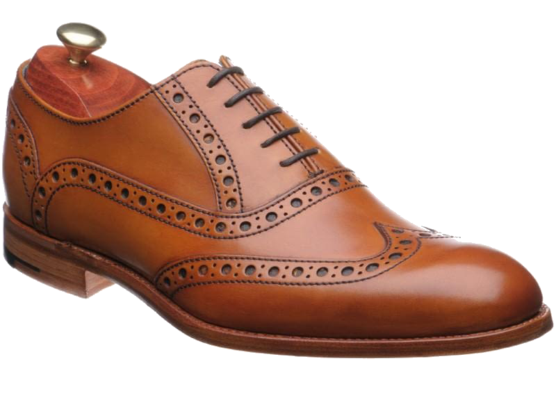 Barker Grant Brogue in Cedar Calf