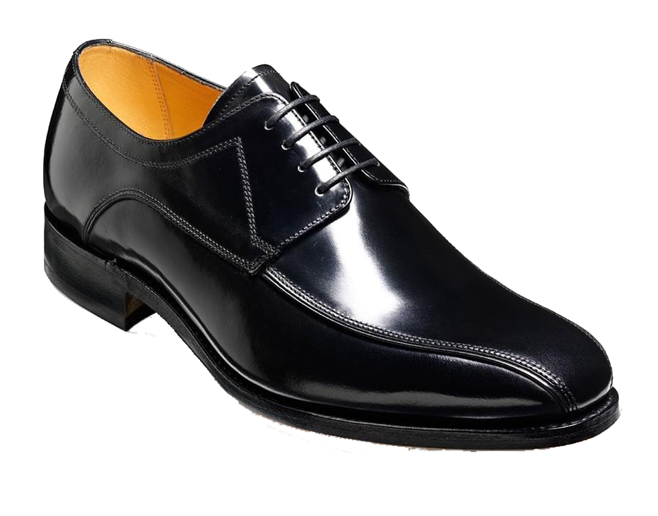 Barker Newbury Derby Lace Up Big Shoe in Black