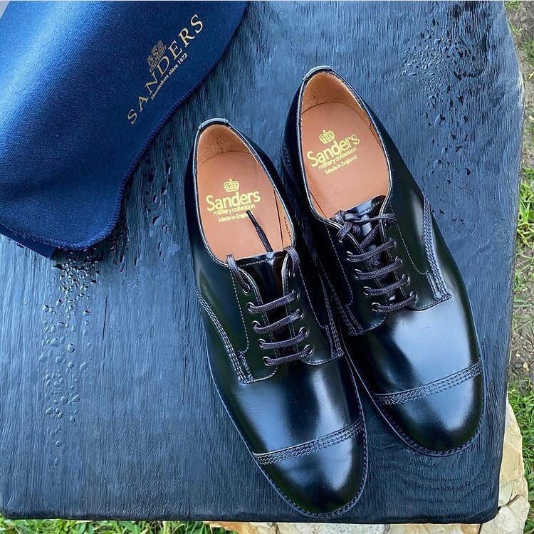 Sanders Military Derby Shoe at English Brands - The 1128b Edit