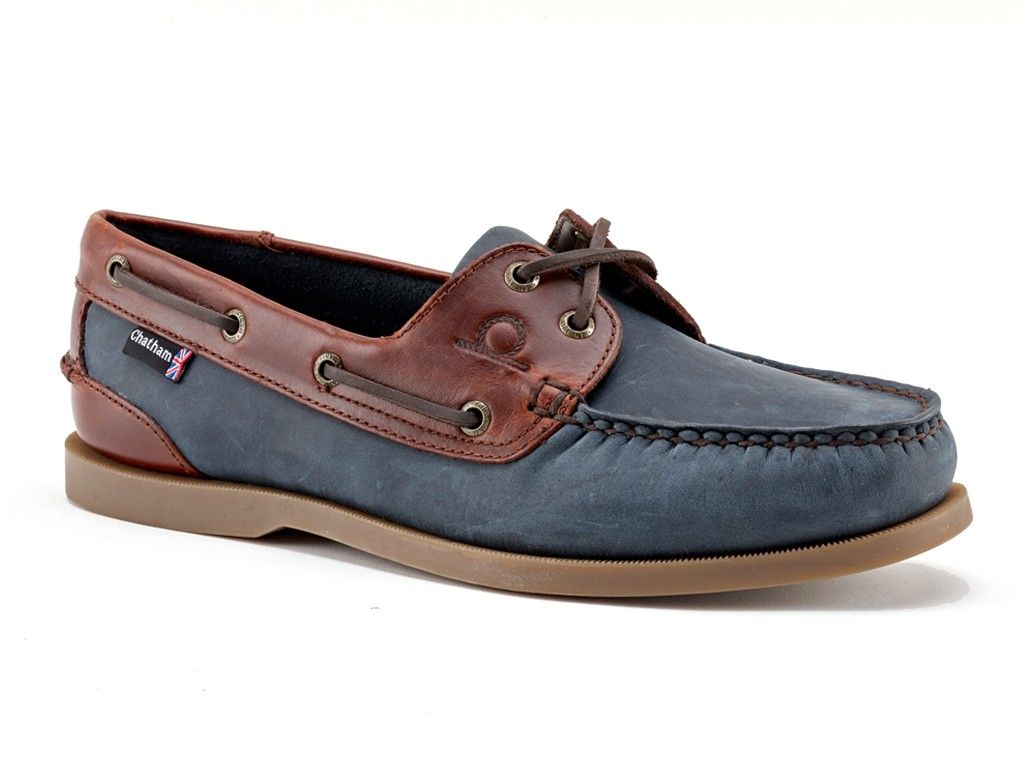 Chatham Bermuda II G2 Boat Shoe in Navy