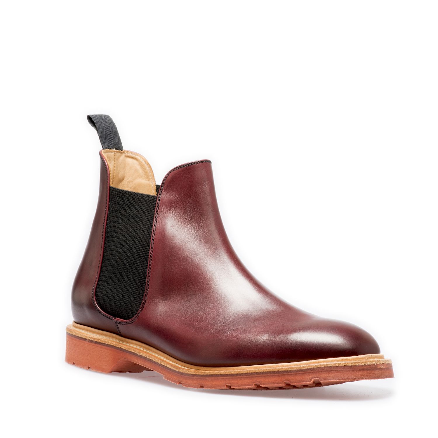 Solovair Chelsea Boot In Burgundy