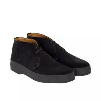 Factory Seconds - Sanders Sam Chukka Boot in Black Suede