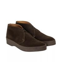 Factory Seconds - Sanders Hi-Top Chukka Boot in Chocolate Suede