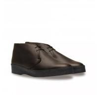 Factory Seconds - Sanders Hi Top Savage Brown Grain Chukka Boot